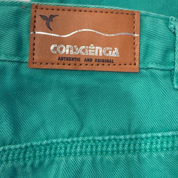 Consciencia Green High- Rise Wide Leg Distressed Women's Jeans US4, 28x32 - Picture 6 of 11